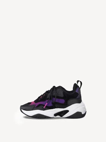 Black Women's Tamaris Low Tops Sneakers | FGT-210548