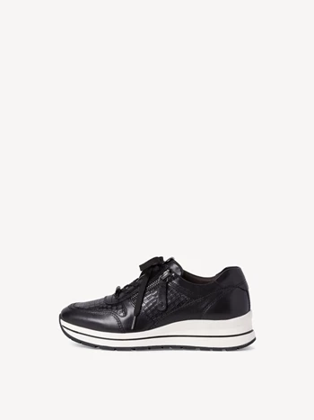 Black Women's Tamaris Low Tops Sneakers | HXN-273159