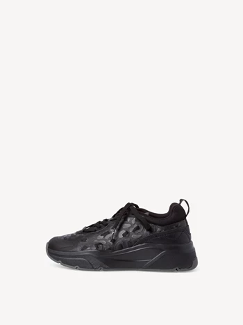 Black Women's Tamaris Low Tops Sneakers | JPB-870914