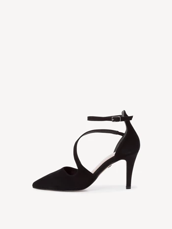 Black Women's Tamaris Peeptoes Pumps | JLR-864520