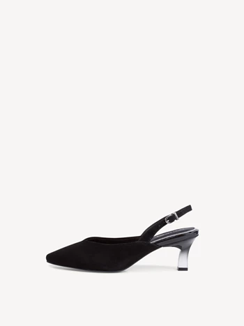 Black Women's Tamaris Sling Pumps | QJR-097168