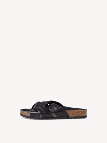 Black Women's Tamaris Slippers for Home Mules | CUQ-510687