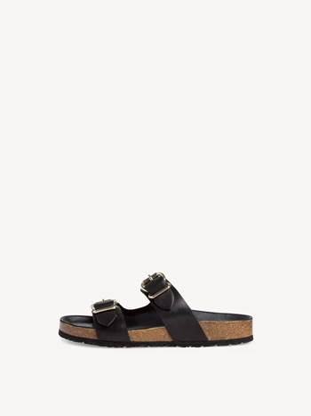 Black Women's Tamaris Slippers for Home Mules | IVK-401983