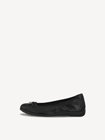 Black Women's Tamaris Sporty Ballerina | ZVE-895104