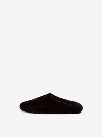 Black Women's Tamaris Toe Post Mules | AOF-487132