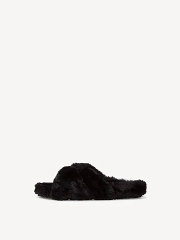 Black Women's Tamaris Toe Post Mules | QXL-690743