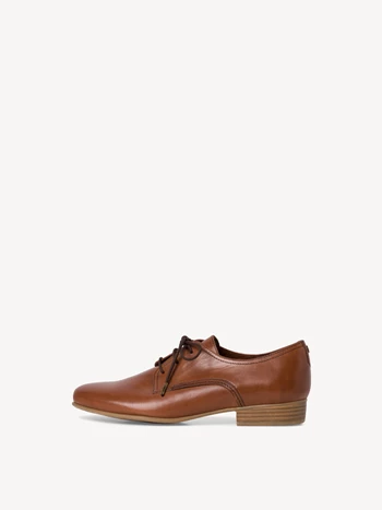 Brown Women's Tamaris Lace Up Lace Up Shoes | PEK-436210