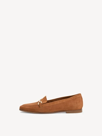 Brown Women's Tamaris Loafers Slippers | EYO-182609