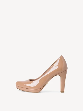 Brown Women's Tamaris Plateau High Tops Heels Pumps | RLT-506843