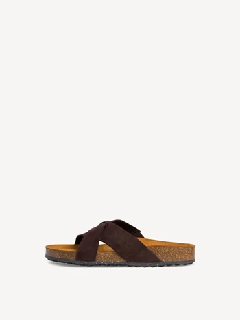 Brown Women's Tamaris Slippers for Home Mules | VXI-091643