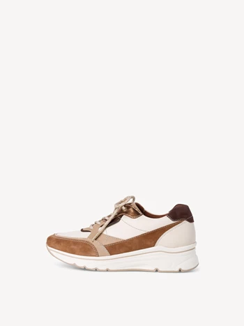 Cream Women's Tamaris Low Tops Sneakers | JZP-679283