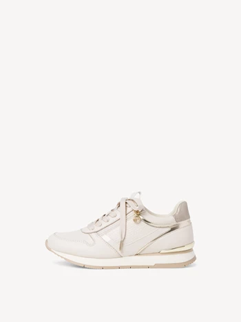 Cream Women's Tamaris Low Tops Sneakers | KTA-578240