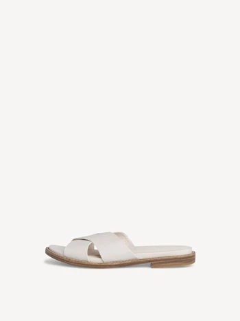 Cream Women's Tamaris Mules | VMH-097628
