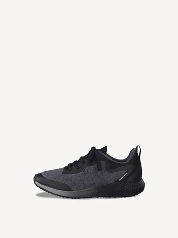 Grey / Black Women's Tamaris Low Tops Sneakers | UZL-476185