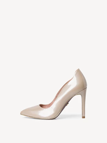 Grey / Brown Women's Tamaris High Tops Heels Pumps | JIB-518046