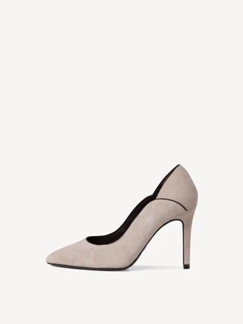Grey Brown Women's Tamaris High Tops Heels Pumps | CFW-380157