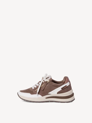 Grey Brown Women's Tamaris Low Tops Sneakers | KIF-079123