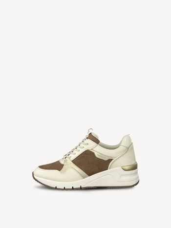 Grey Brown Women's Tamaris Low Tops Sneakers | YLO-174932