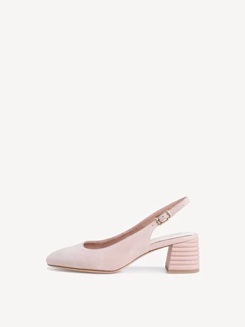 Grey / White Women's Tamaris Sling Pumps | FGN-659214