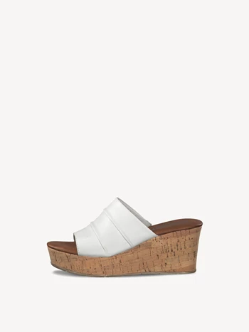 Kumera / Brown Women's Tamaris Heeled Wedge heeled Plateau Mules | EST-089635