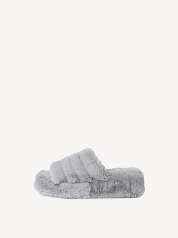 Light Grey Women's Tamaris Toe Post Mules | LQH-670451