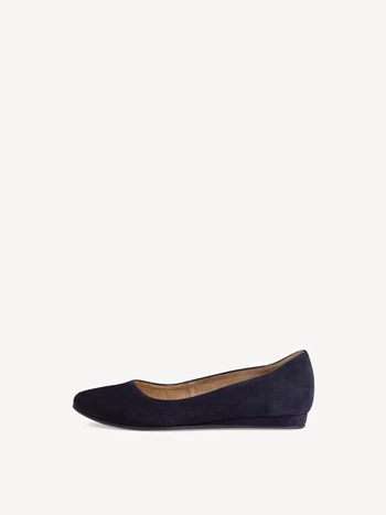 Navy Women's Tamaris Ballerina | NMD-130592