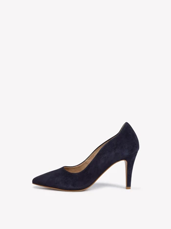 Navy Women's Tamaris High Tops Heels Pumps | WTF-264573