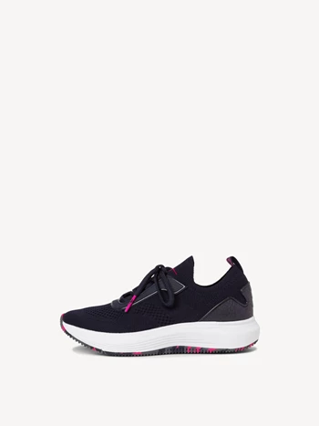 Navy Women's Tamaris Low Tops Sneakers | DGS-629378
