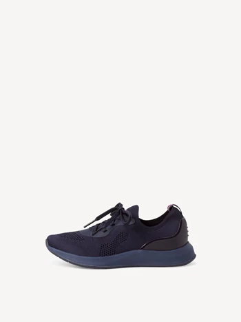 Navy Women's Tamaris Low Tops Sneakers | GTS-528741