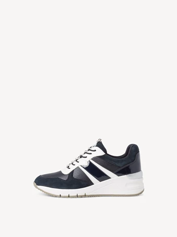 Navy Women's Tamaris Low Tops Sneakers | HNG-517903
