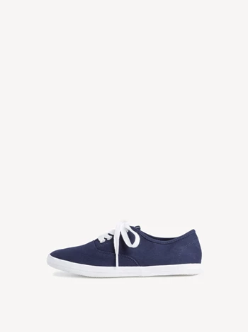 Navy Women's Tamaris Low Tops Sneakers | POF-604529