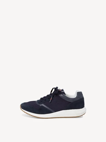 Navy Women's Tamaris Low Tops Sneakers | QWV-829176