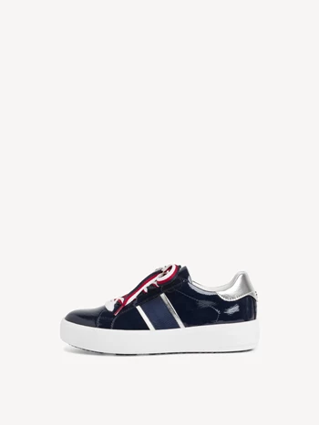 Navy Women's Tamaris Low Tops Sneakers | WGF-217503