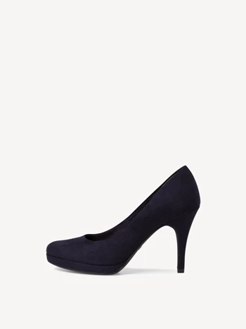Navy Women's Tamaris Plateau High Tops Heels Pumps | AIR-940715