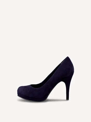 Navy Women's Tamaris Plateau High Tops Heels Pumps | PRH-487021