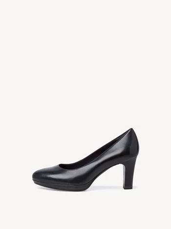 Navy Women's Tamaris Plateau Pumps | LYA-472563