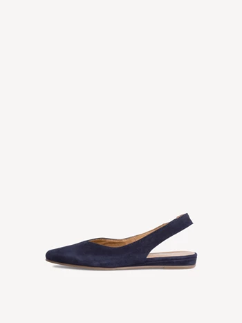 Navy Women's Tamaris Sling Pumps | JNT-867102