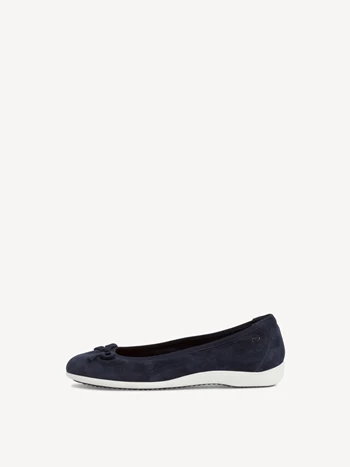Navy Women's Tamaris Sporty Ballerina | PRQ-120637