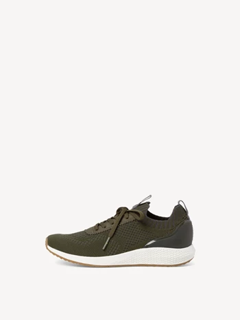 Olive Women's Tamaris Low Tops Sneakers | NKC-361750