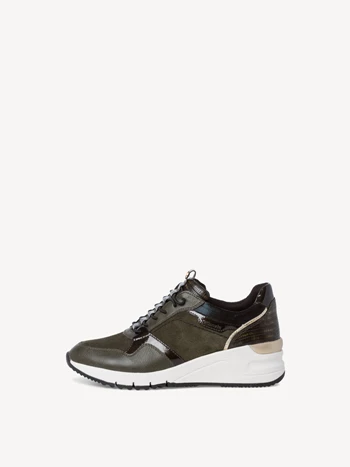 Olive Women's Tamaris Low Tops Sneakers | TIQ-172694