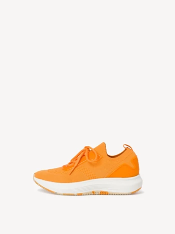 Orange / Brown Women's Tamaris Low Tops Sneakers | HBC-439702