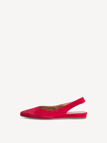Red / Brown Women's Tamaris Sling Pumps | VZN-142536