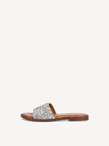 Silver Women's Tamaris Mules | VBG-498672