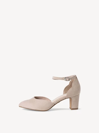 White Women's Tamaris Buckle Pumps | ARJ-984036