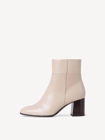 White Women's Tamaris Heeled Booties | JPU-284097
