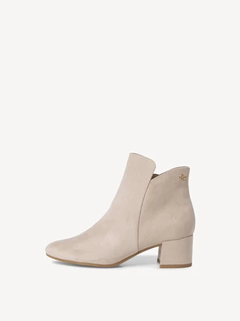 White Women's Tamaris Heeled Booties | SMN-790158