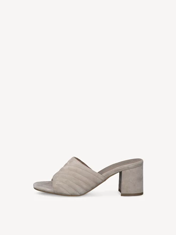 White Women's Tamaris Heeled Mules | BQA-724385