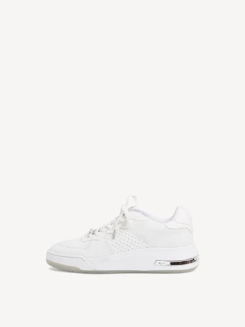 White Women's Tamaris Low Tops Sneakers | ABI-972048