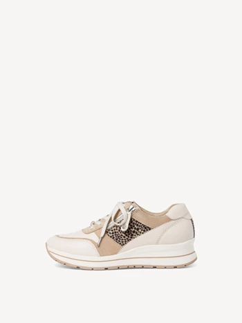 White Women's Tamaris Low Tops Sneakers | BJM-724130
