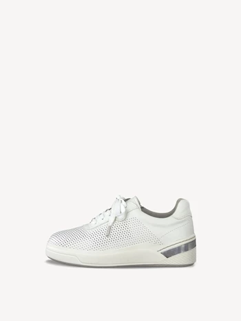 White Women's Tamaris Low Tops Sneakers | EQT-609481